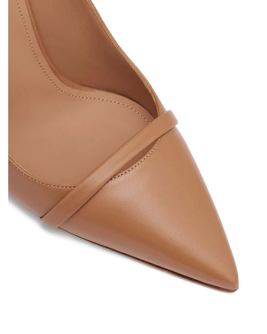 Malone Souliers White Schiffer Leather Pumps