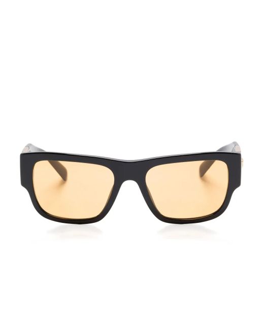 Versace Natural Rectangle-Frame Sunglasses for men