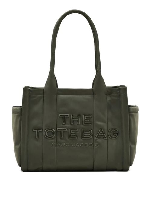 Marc Jacobs Black Cabas The Puffy Tote Bag Médium