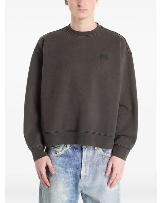 Vans Gray Crew-Neck Sweatshirt for men