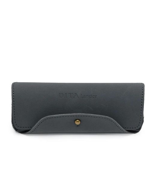 Dita Eyewear Gray Double-Bridge Pilot-Frame Sunglasses for men