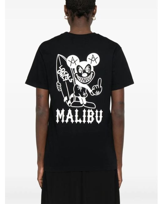 T-Shirt Mischief Surfer di Local Authority in Black