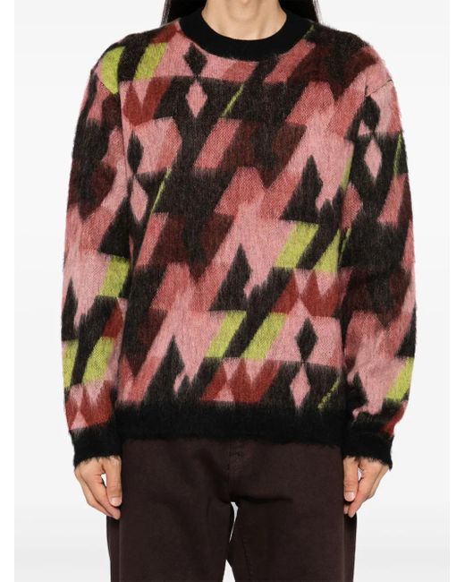 Pull Imprimé Maison Kitsuné pour homme en coloris Black