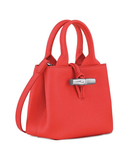 Longchamp Red Handbag Le Roseau Xs