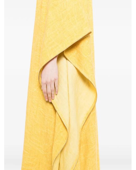 Bambah Yellow Kaftan Dress (Set Of Two)