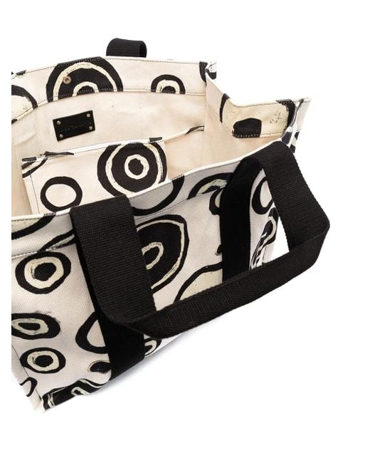 10 Corso Como Black Polka-Dot Print Tote Bag