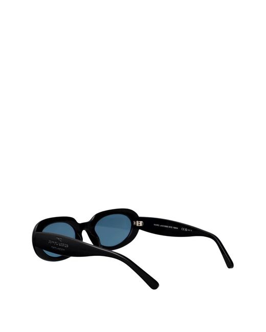 Marc Jacobs Blue Oval-Frame Sunglasses