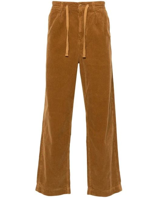 Polo Ralph Lauren Brown Easy Pant Pleated 8W Corduroy Clothing for men