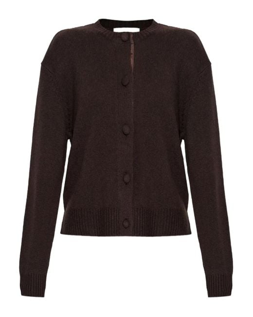 Officine Generale Black Button-up cardigan