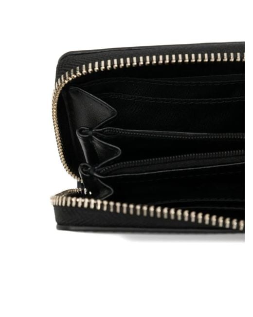 Lacoste Black Logo-Embossed Wallets