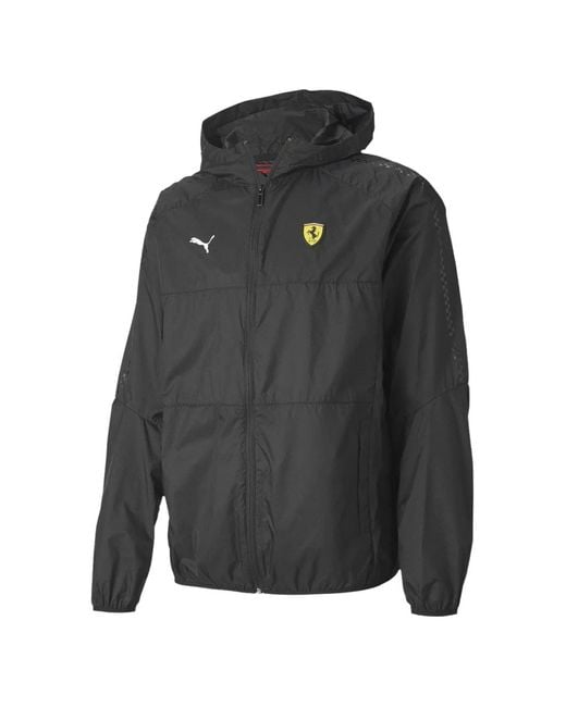 PUMA Black X Ferrari T7 Hooded Jacket for men