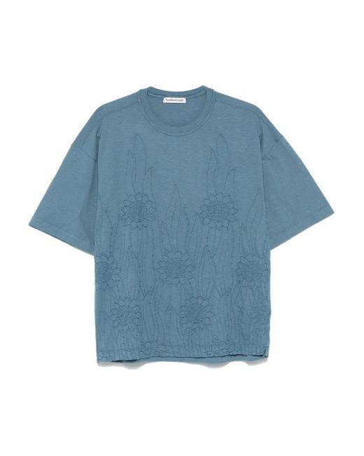 YMC Blue Triple T-Shirt for men