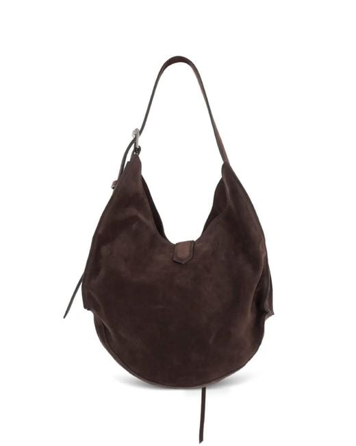 RADICA STUDIO Brown Sunset Leather Shoulder Bag