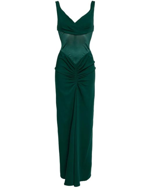 Christopher Esber Green Fusion Fold Trägerkleid
