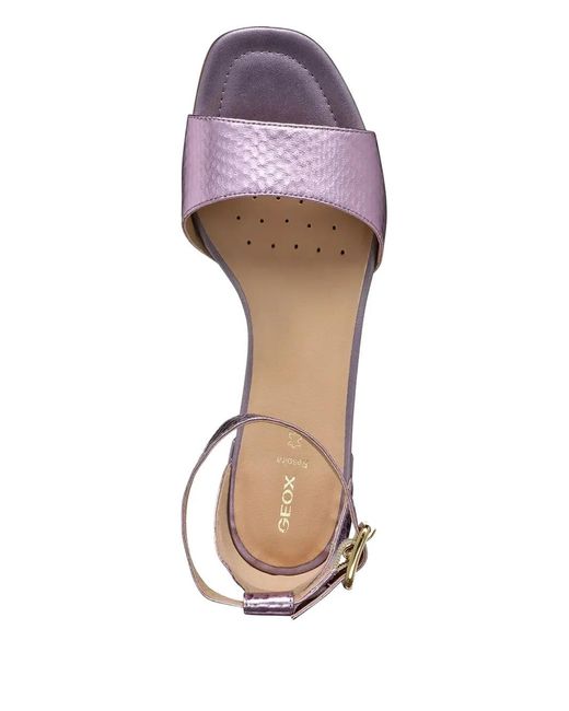 Geox Pink New Eraklia Ankle-Strap Sandals