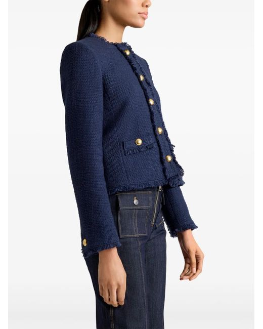 Cinq À Sept Blue Christie Blouclé Jacket