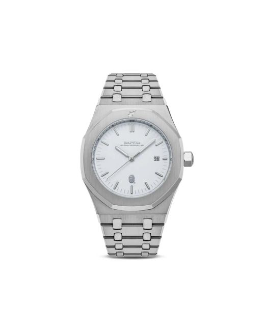 A Bathing Ape Gray Type 9 Bapex 42Mm for men