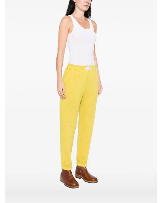 THE M.. Yellow Honey Logo-Patch Track Pants