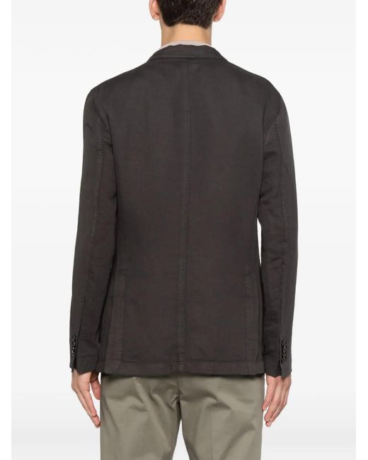 Boglioli Gray Single-Breasted Blazer for men