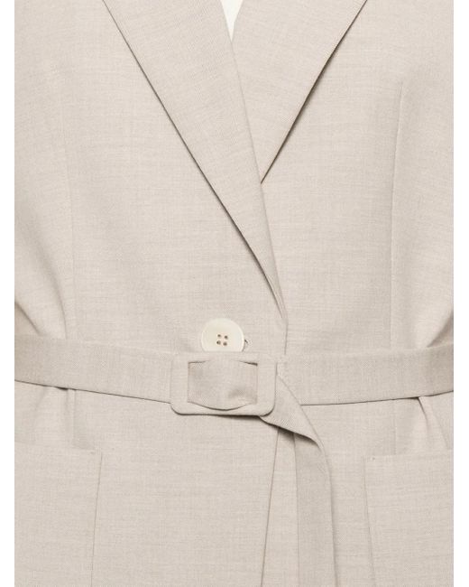 Marc Cain Natural Belted Fitted Jacket