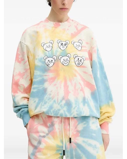 INBETWEENERS White Tie-Dye Graphic Sweatshirt