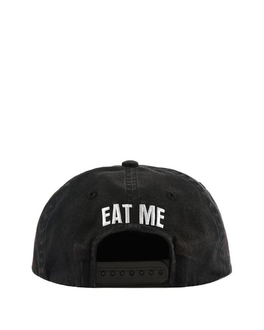 SAINT Mxxxxxx Black Logo-Patch Cap for men