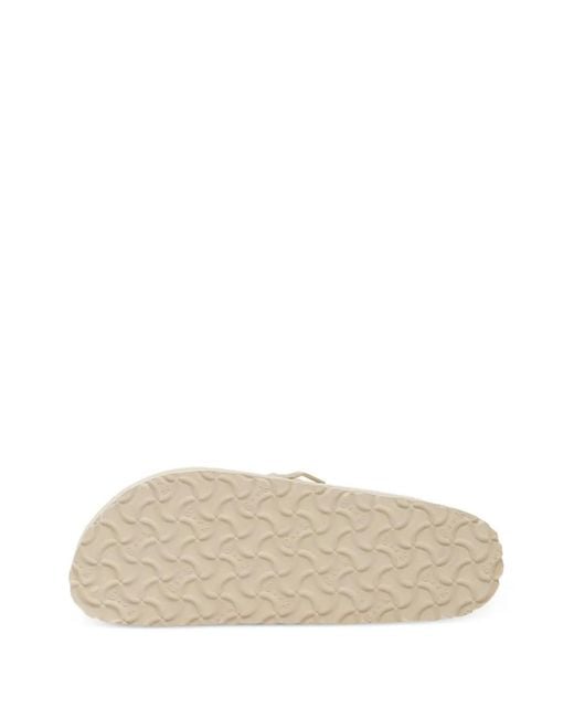 Birkenstock White Boston Mules