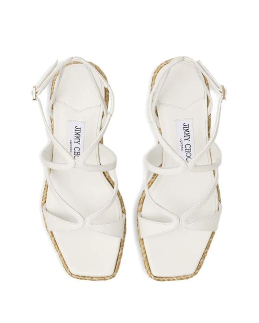Jimmy Choo Metallic Ayla Espadrilles