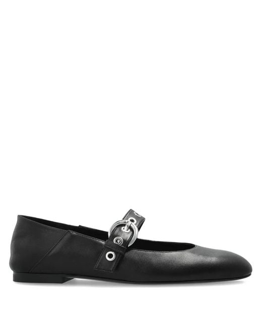 Stuart Weitzman Black Supermoto Mary Jane