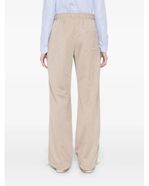 Golden Goose Deluxe Brand Natural Logo Print Sweatpants