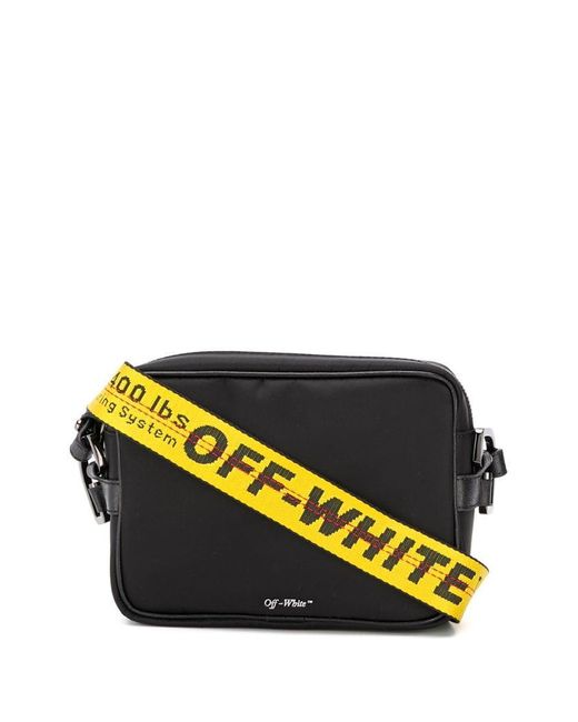 Off-White c/o Virgil Abloh Logo strap cross-body bag in Black für Herren