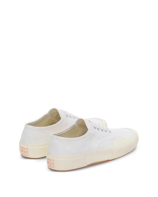 Superga White 2430 Deck Sneakers for men