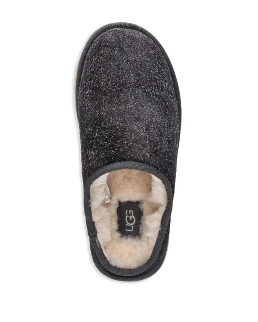 Ugg Gray Classic Shaggy Slippers for men
