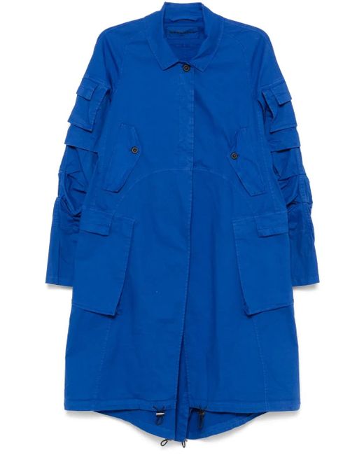 Rundholz Blue Multi-Pocket Coat