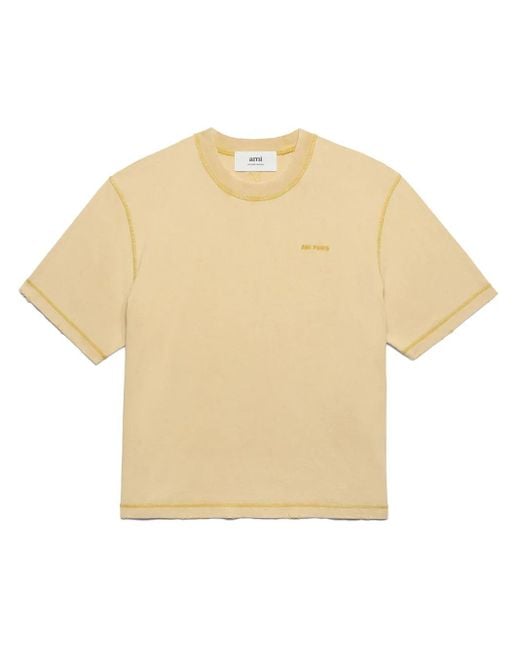 AMI Fade Out Tシャツ Natural