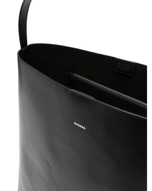 Borsa Messenger di Sandro in Black da Uomo