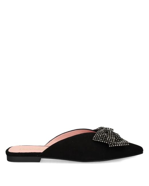 Pretty Ballerinas Black 10Mm Yvette Mules
