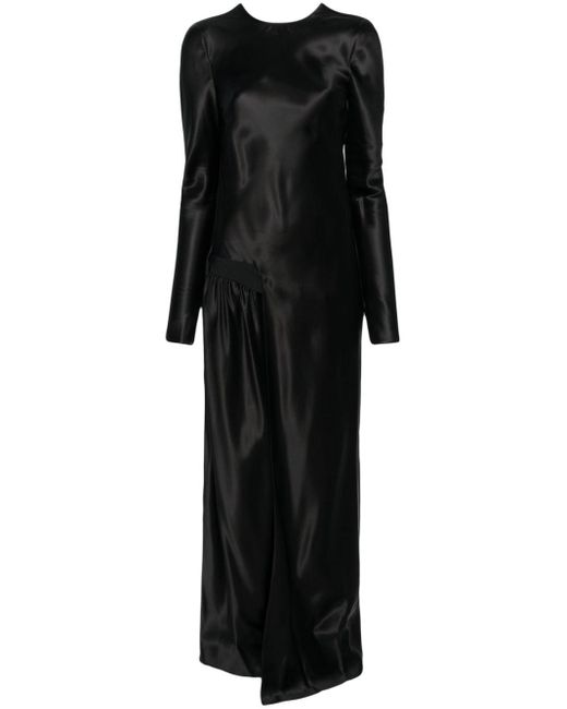 Robe longue Palladium Christopher Esber en coloris Black