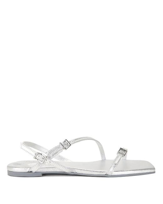 Jonathan Simkhai Carey バックルストラップ サンダル White