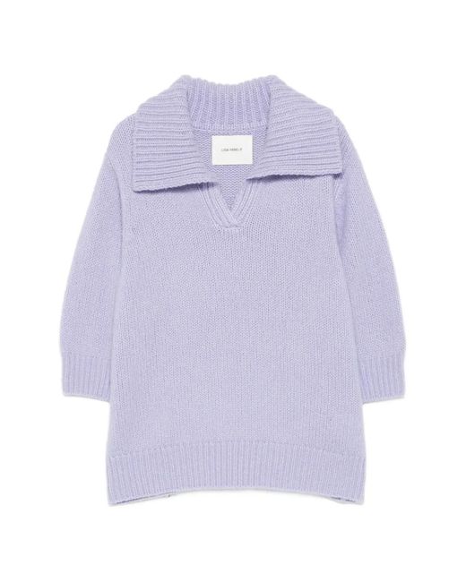 Lisa Yang Purple Lailai V-Neck T-Shirt