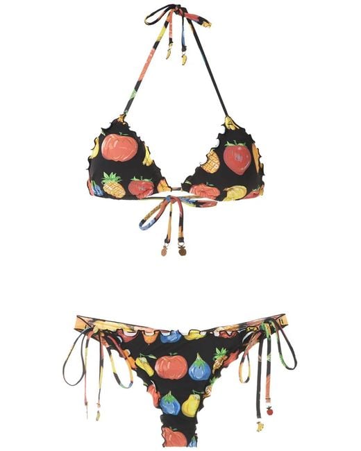 Amir Slama White Two-Piece Bikini Set
