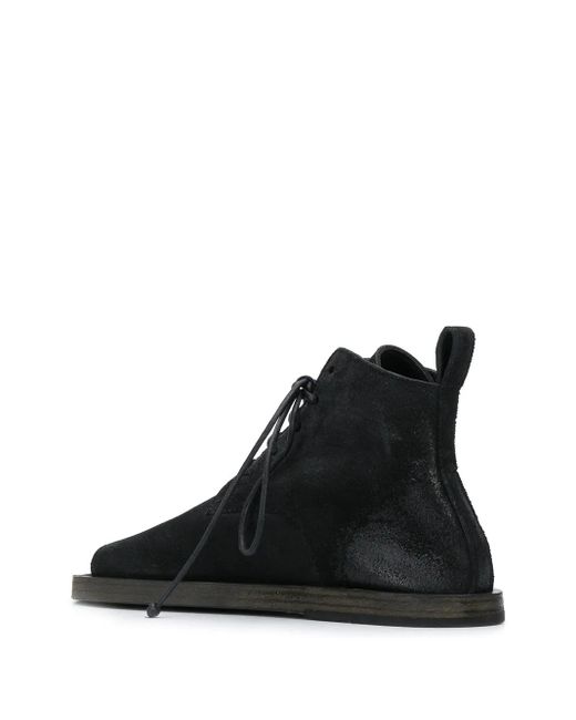 Marsèll Black Sandello Open-Toe Boots
