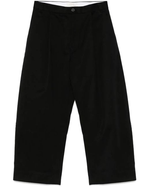Studio Nicholson Black Continuity Trousers for men