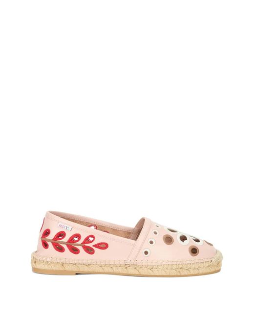Red(v) Pink Espadrilles Mit Cut-Outs