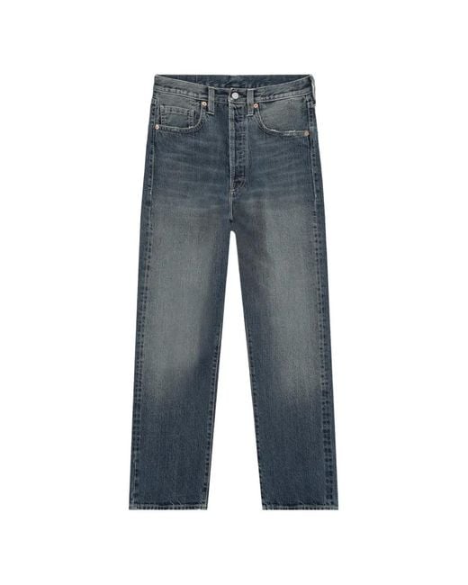 Fortela Blue Unclejohn Japan Belt-Loop Jeans for men