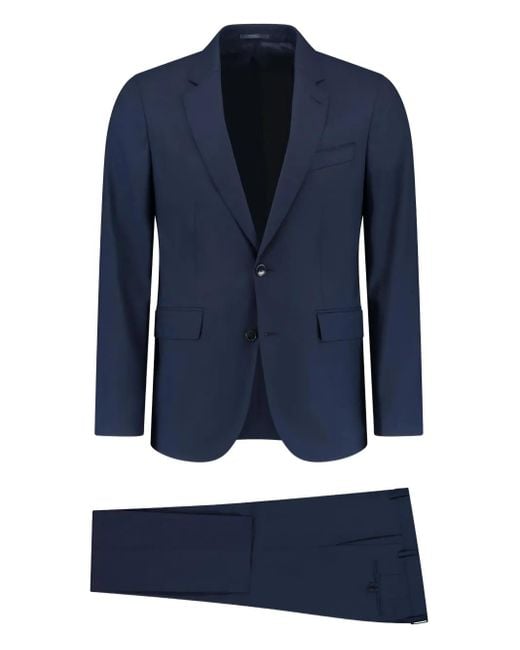 Hackett Blue Single-Breasted Suit for men