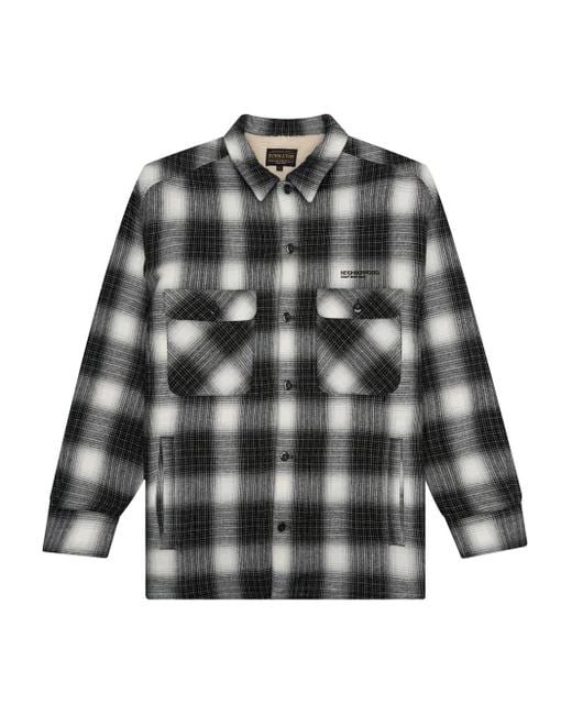 Neighborhood Black Check-Pattern Shirt for men