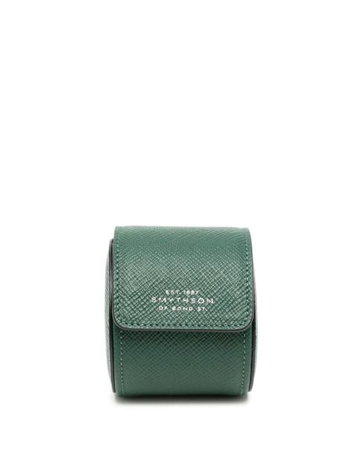 Custodia Per Orologio Panama di Smythson in Green da Uomo