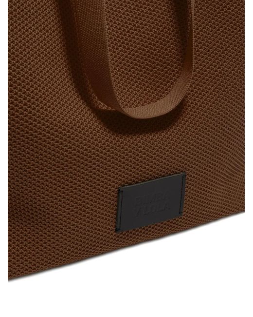 Bimba Y Lola Brown Großer Chihuahua Mesh-Tote Bag