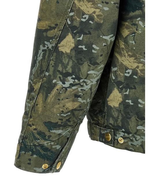 Carhartt Green 'Og Detroit (Winter) Jacket for men